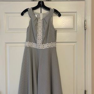 London Times Striped Dress Size 6